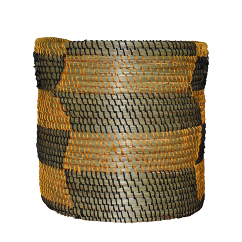 Sabai Grass Eco-Friendly Handwoven Storage Basket - 10x14 Inches Durable Natural Material Ideal for Gifting and Personal Use