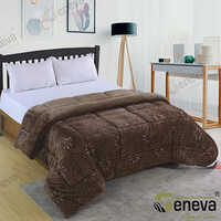 Modern Winter Quilt - Satin Fabric, Full Size | Hypoallergenic, Woven, Printed Pattern for Ultimate Comfort