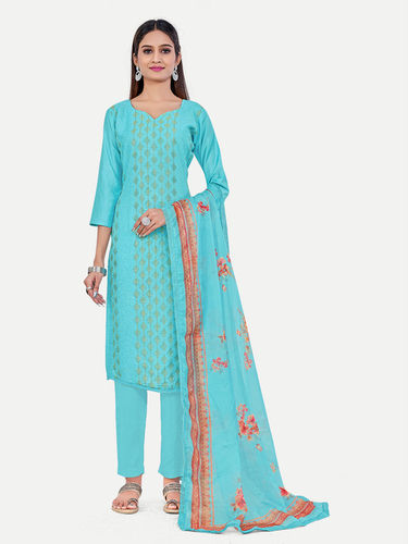 Unstitched Embroidery Suit 27