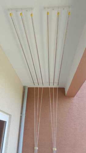 Ceiling mounted pulley type cloth drying hangers in Para Palakad