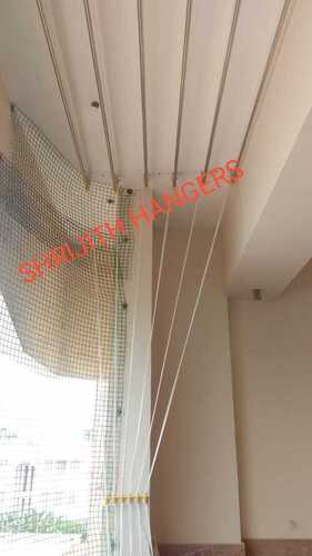 Ceiling mounted pulley type cloth drying hangers in Elappully Palakad