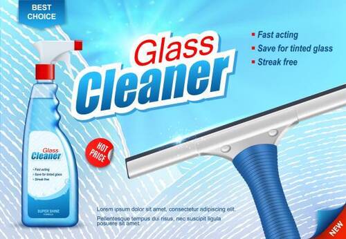 Glass Cleaner Spray Ingredients: Chemicals