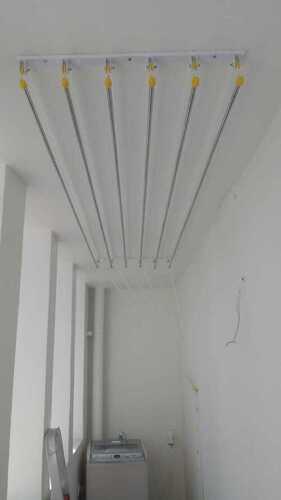 Ceiling mounted pulley type cloth drying hangers in Vadakarpathy Palakad