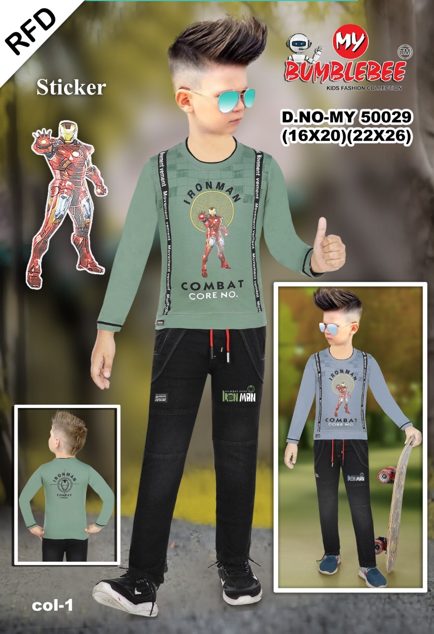 Boys Full Sleeve T Shirt With Pant