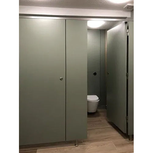 Glossy Hospital Toilet Cubicle