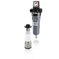 Ud Coalescing Compressed Air Filters - 90 X 61 X 268 Mm, White & Gray, 1 Kg Weight, 9 L/s Capacity, 16 Bar Max Pressure, 1 Year Warranty