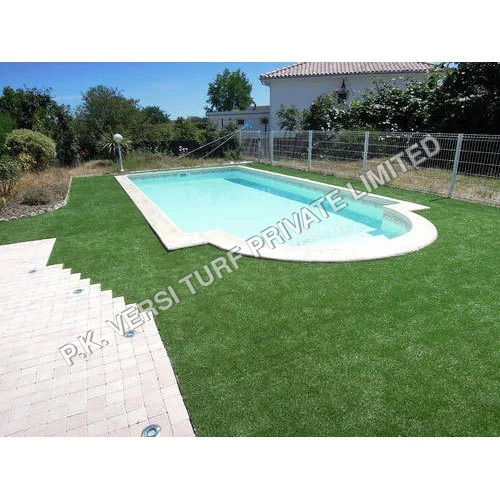 Durable Swimming Pool Artificial Synthetic Grass