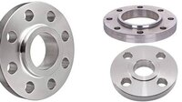 SS Welded Flange - Stainless Steel Square Shape Various Sizes Grey Color Grade 202/304/316 Female Connection ERW Technics