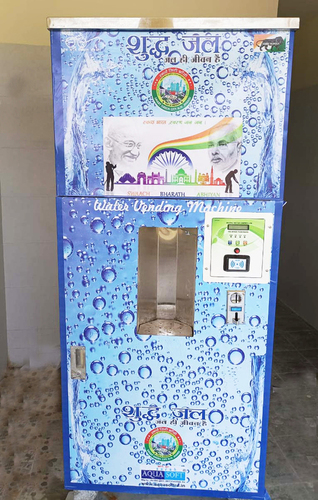 100 lph water vending machine coin and card Operator