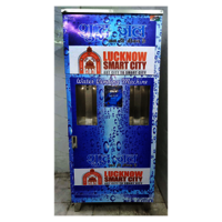 150 Lph Water Vending Machine Coin And Card Operator Capacity: 1800 Liter/day
