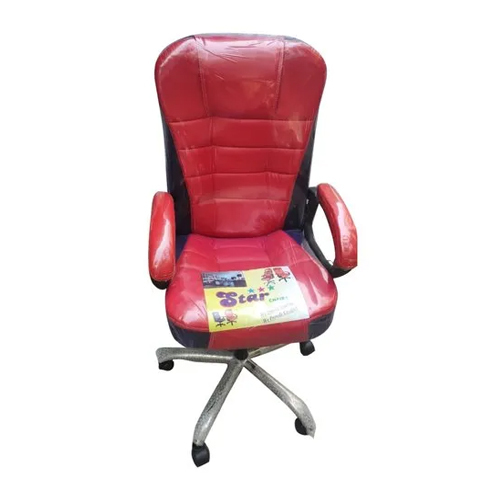 Plastic Red Office Boss Chair