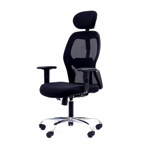 Plastic Adjustable Arms Mesh Office Chair