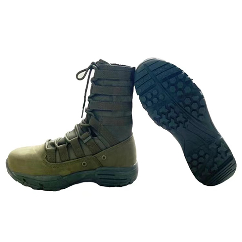 Green jungle Army boots