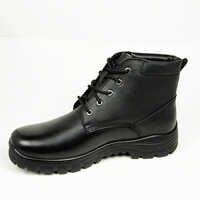Officer Shoes - High-Quality Leather/Synthetic Upper, Moisture-Wicking Lining, Lace-Up Closure, Versatile Color Options, Refined Minimal Stitching, Durable Rubber/Leather Sole