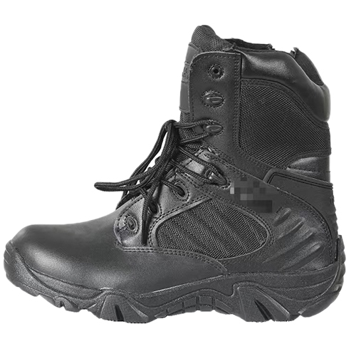 Black Military Boots Stock