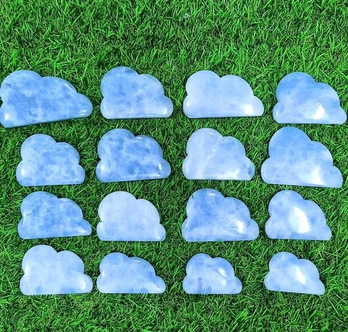 Easy To Clean Blue Calcite Clouds For Home Decoration