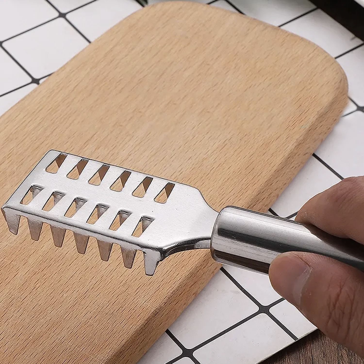 FISH SCALE REMOVER SCRAPER SS