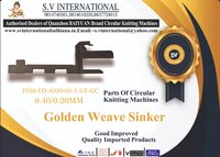 T038-TD-A030-03-3.5E-GC 0.40.20MM - DOUBLE TERRY MACHINES INNER PILE SINKERS