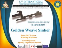 T038-TD-A030-03-3.5E-GC 0.40.20MM - DOUBLE TERRY MACHINES INNER PILE SINKERS