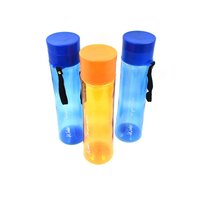 UNBREAKABLE LEAKPROOF DURABLE BPA FREE NON-TOXIC PLASTIC WATER BOTTLES 1 LITRE (PACK OF 3 ASSORTED COLOR) (2716)