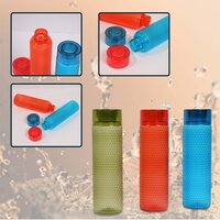 WATER BOTTLES BUBBLE DESIGN FOR FRIDGE SCHOOL COLLEGE OFFICE USE (3 PCS) (5269)