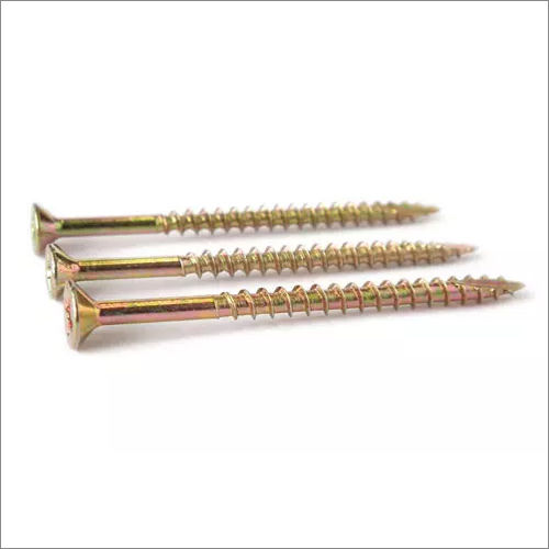 Galvanized Flat Head With Nibs Slim Screw