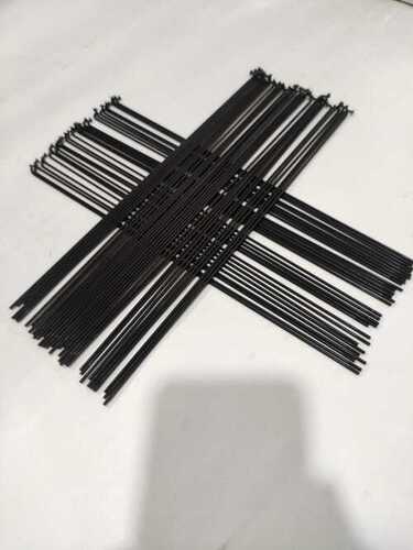 BICYCLE SPOKES WITH NIPPLES ED BLACK 14 G 110MM TO 150MM