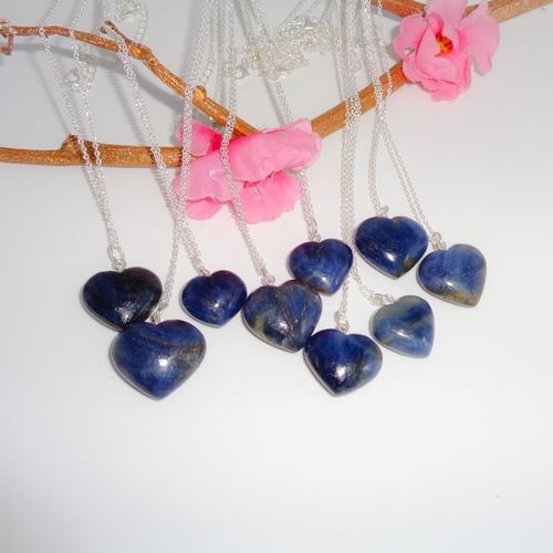 Easy To Clean Blue Sapphire Mini Hearts For Home Decoration