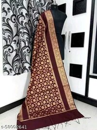 ELEGANT BANARASI LITCHI SILK ZARI WOVEN DUPATTA