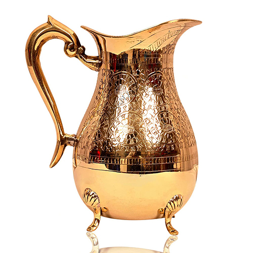 TamraPatra 1700ml Brass Jug