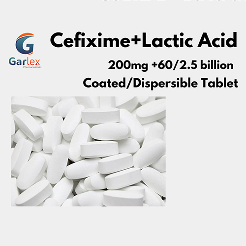 200Mg Cefixime And Lactic Acid Coated Dispersible Tablet General Medicines