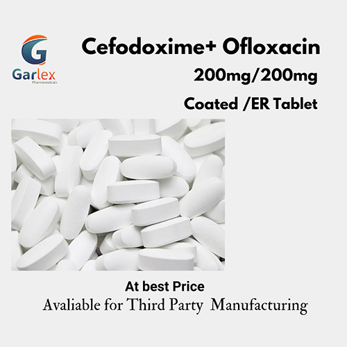 200Mg Cefodoxime And Ofloxacin Coated Er Tablet General Medicines