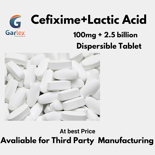 100Mg Cefixime And Lactic Acid Dispersible Tablet General Medicines