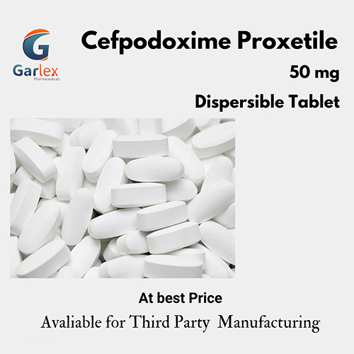 50Mg Cefpodoxime Proxetile Dispersible Tablet General Medicines