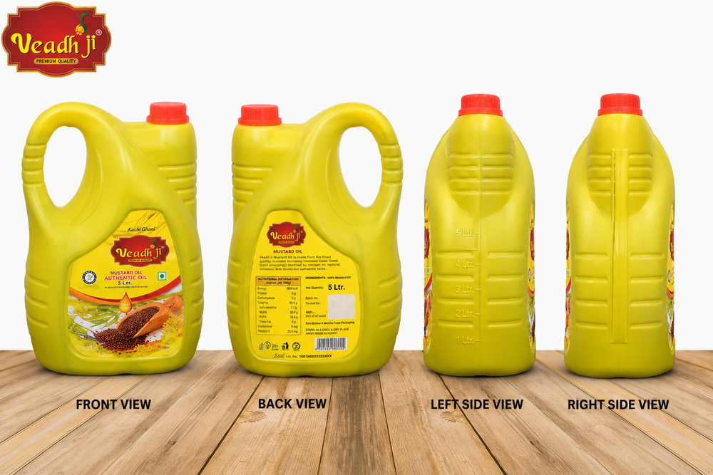 5 Ltr Mustard Oil - Application: Food Preparation & Frying