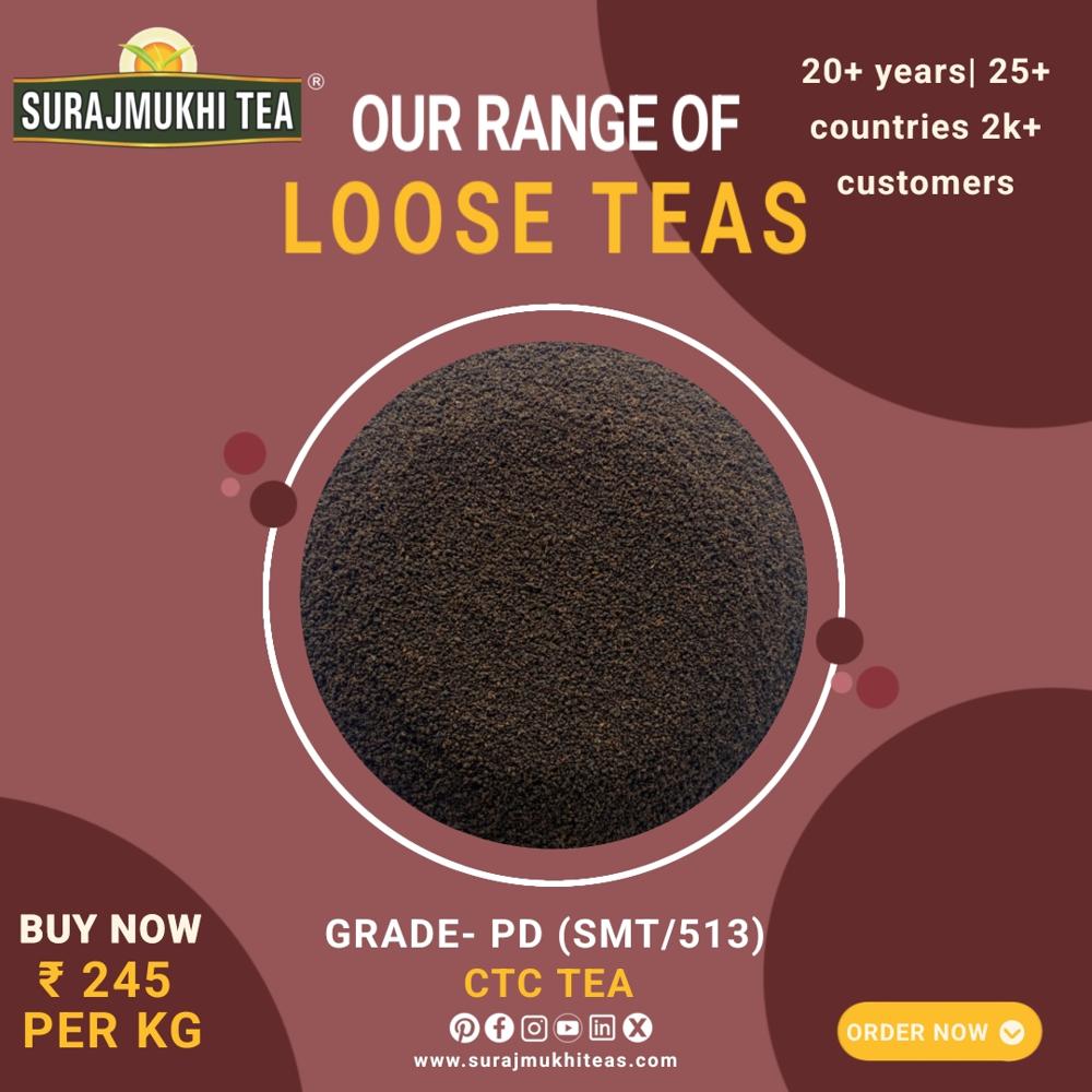 Pd Loose Tea (Smt/513) - Caffeine (%): 40-70 Milligram Milligram (Mg)