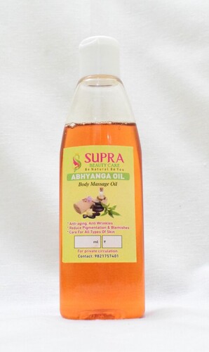 Abhyanga Oil - Herbal Infusion for All Skin Types | Safe to Use Standard Quality for Body & Skin Care
