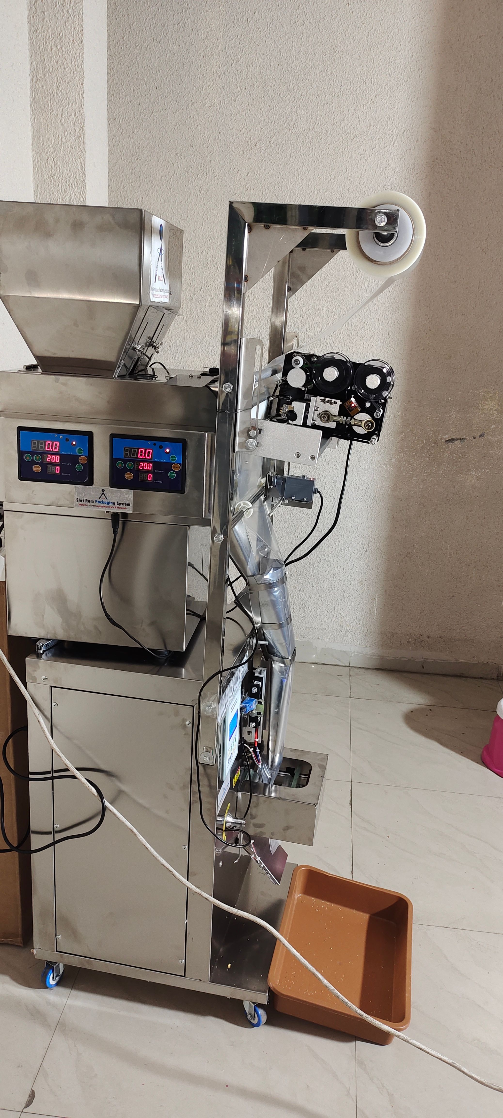 Automatic Double Head Granule Pouch Packing Machine 1g-100g