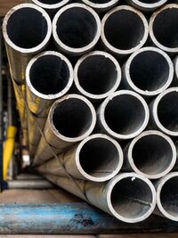 SS ERW Pipe - Stainless Steel, Custom Dimensions (6-9m), Grey Color, Grades 202/304/316, Thickness 0.1-100mm, ASTM Standards, Multiple Surface Finishes