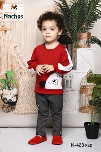 Boys Printed T Shirt With Pant