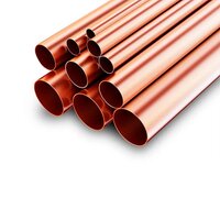 Copper Pipes - 0.1 mm to 1000 mm Thickness, Brown Color, Alloy Material, Mill Finish