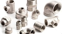 304 SS Pipe Fittings - Coupling, Round, 0.1 mm - 1000 mm Thickness, Grey, Male Connection | ASTM Standard, Shot Blasted Surface Treatment