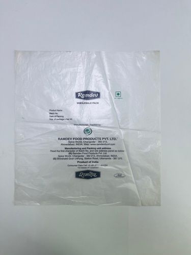 Printed Masala plastic bag