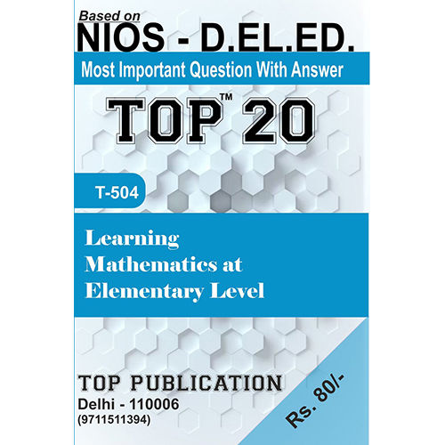 T-504 Learning Mathematics at Elementary Level
