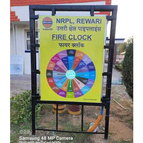 FIRE CLOCK DISPLAY AND CONTROL PANEL