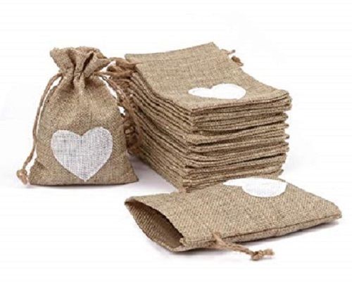 Jute Drawstring Bag