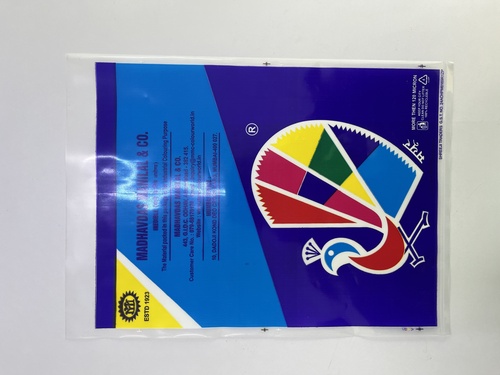 Flexo Printed Nankhatai plastic bag