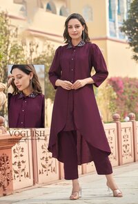 Stitched Gajji Silk Cord Set Collection Kurti