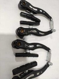 Bicycle Brake Set V  Arms  With Fitting  Front And Rear - Material: Steel