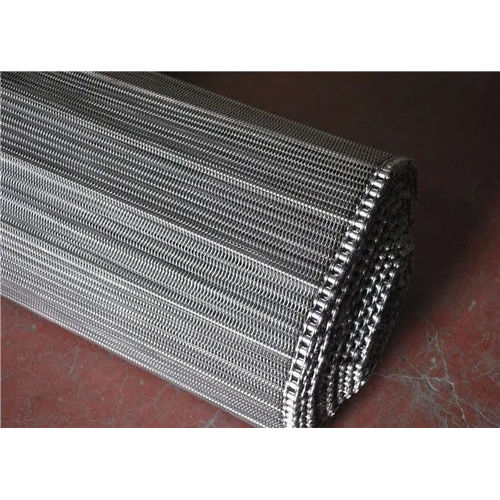 SS Wire Mesh Conveyor Belt - Stainless Steel Material, Length and Type Customizable, 1-5 mm Thickness, Industrial Usage